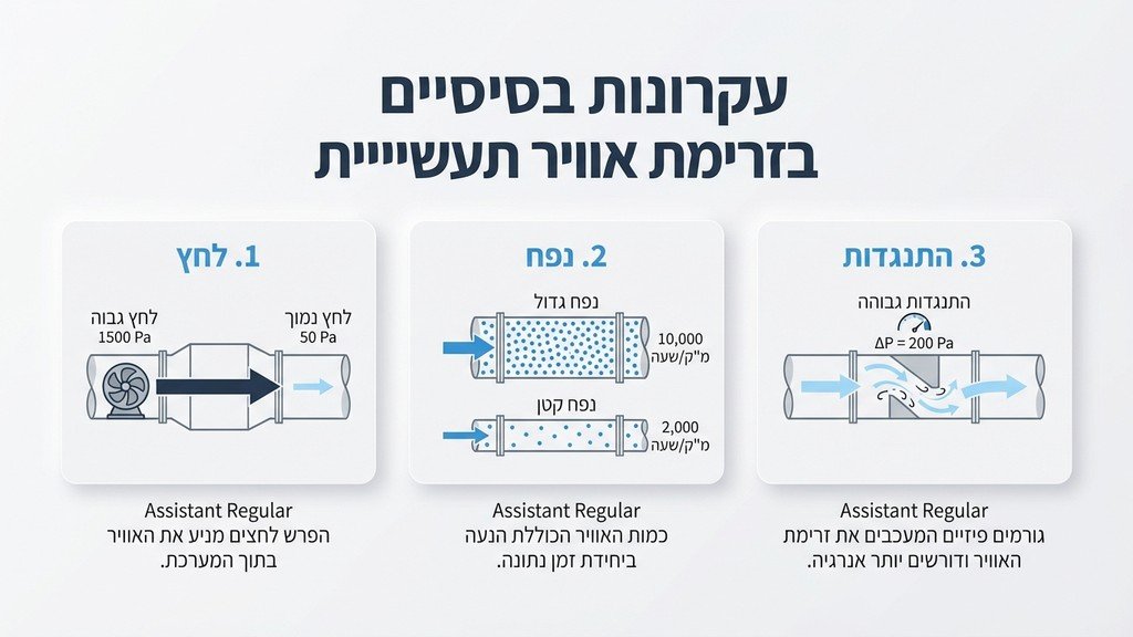 מפוחים תעשייתיים ופתרונות הנעה במפעל